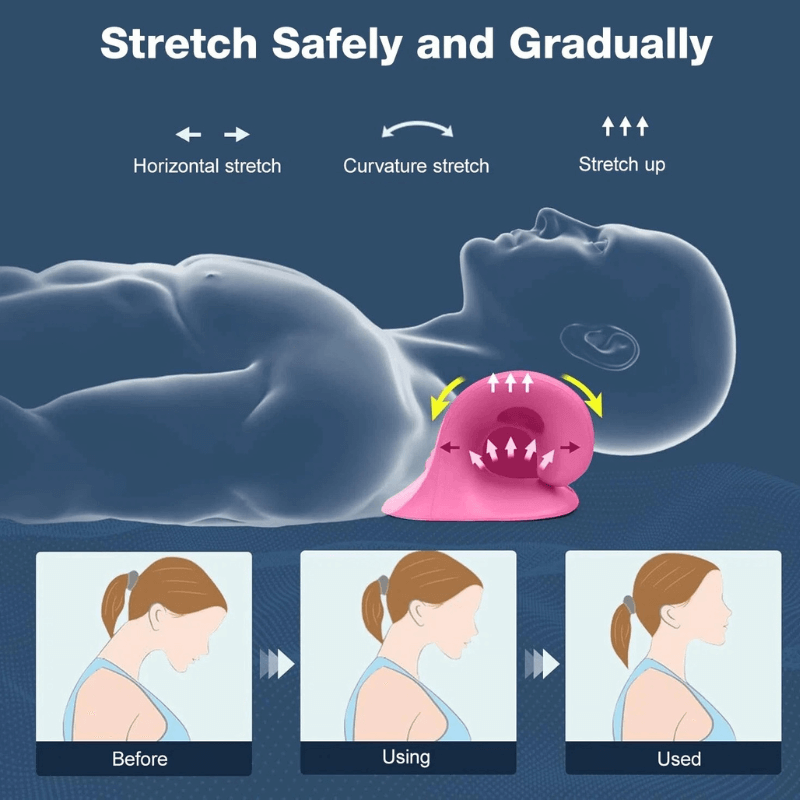 PosturePulse™ Cervical Neck Stretcher Pillow